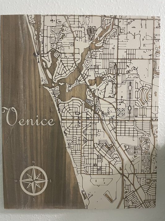 Venice Wood Map